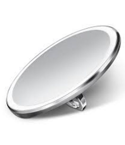Oglinda cosmetica de buzunar cu senzor, 10,4 cm, Argintiu - simplehuman