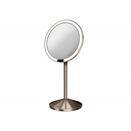 Oglinda cosmetica cu senzor 11,5 cm, Rose Gold - simplehuman