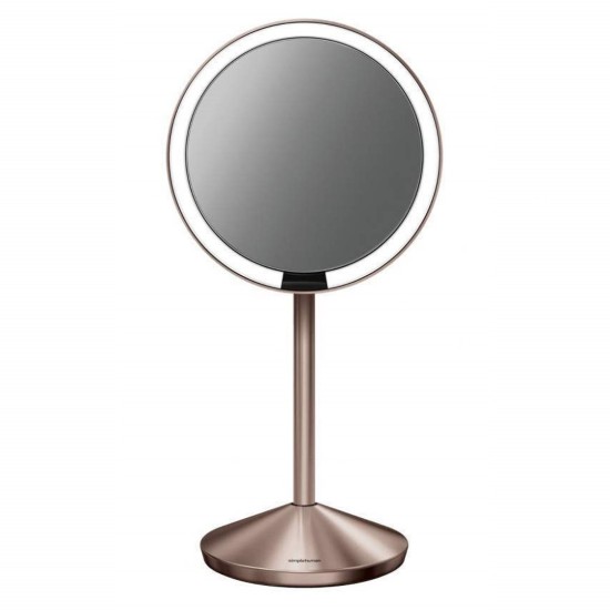 Oglinda cosmetica cu senzor 11,5 cm, Rose Gold - simplehuman