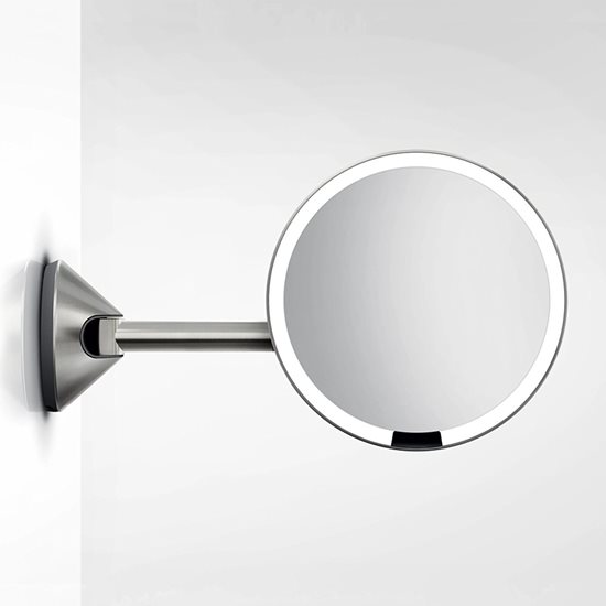 Oglinda cosmetica cu senzor de perete, 23 cm - simplehuman