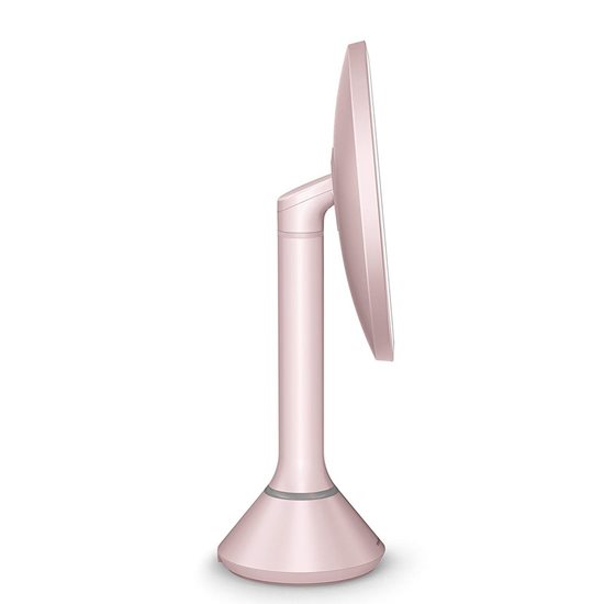 Oglinda cosmetica cu senzor, 23 cm, Pink - simplehuman