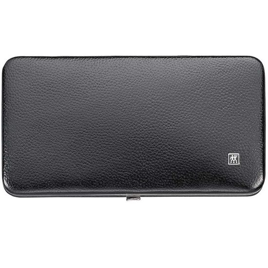 Set 5 piese inox satinat, etui piele neagra - Zwilling TWINOX 