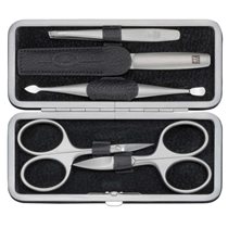 Set 5 piese inox satinat, etui piele neagra - Zwilling TWINOX