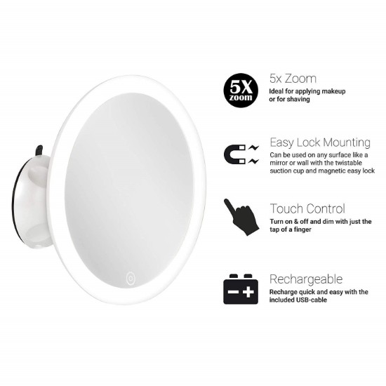 Oglinda cosmetica cu iluminare LED - Smartwares