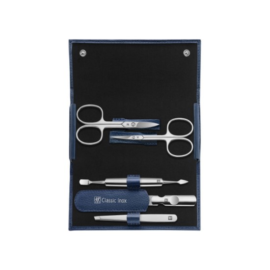 Set manichiura 5 piese cu etui, Albastru - Zwilling Classic Inox