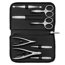 Set 8 piese, portofel piele, Negru - Zwilling TWINOX