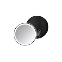 Oglinda cosmetica de buzunar, cu senzor, 10,4cm, "Compact", Black - simplehuman