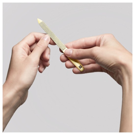 Pila unghii, inox/safir, 130mm, Gold - Zwilling PREMIUM