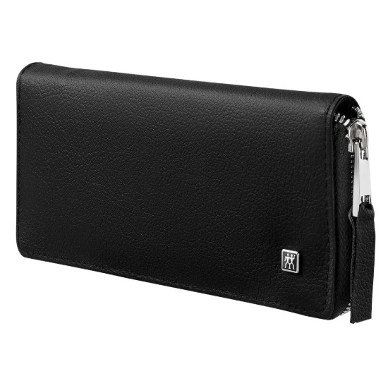 Set 5 piese, inox, etui piele vegana mar, Negru - Zwilling PREMIUM