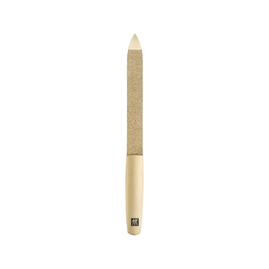 Set manichiura 3 piese, inox, etui piele, Crem - Zwilling PREMIUM